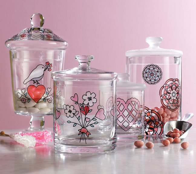 IMAGE: Martha Stewart Hearts and Flowers Paintable Clings Projects paintable clings, glass paint, glass etching, martha stewart crafts, glass painting, martha stewart glass paint
