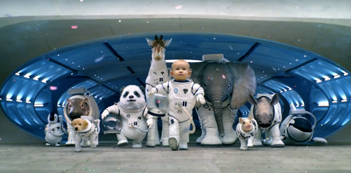 Image: kia, sorento, 2014 kia sorento, super bowl ad, super bowl commercial, where do babies come from, space, planet, rocket, launch, babies, baby animals, space babies, uvo, wheels on the bus, birds and the bees, parachute, astronaut baby, astronaut animal, space suit, space travel, spaceship, sorento sx, sorento limited, 2013 super bowl, super bowl xlvii, big game, game day