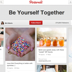 Share across Social: Brit Morin & Target's Contest Pinterest Board